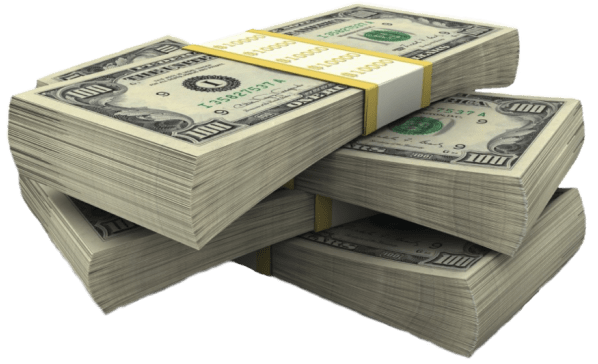 money pile