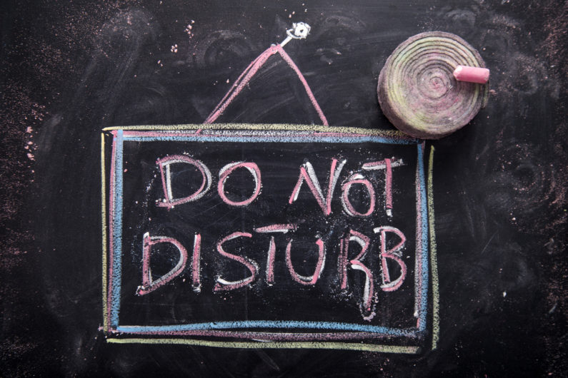 Do not disturb
