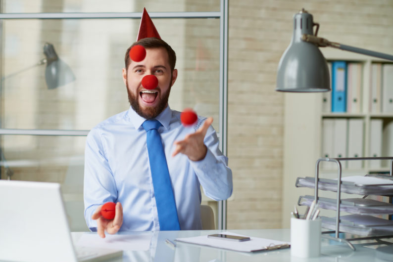 Business clown